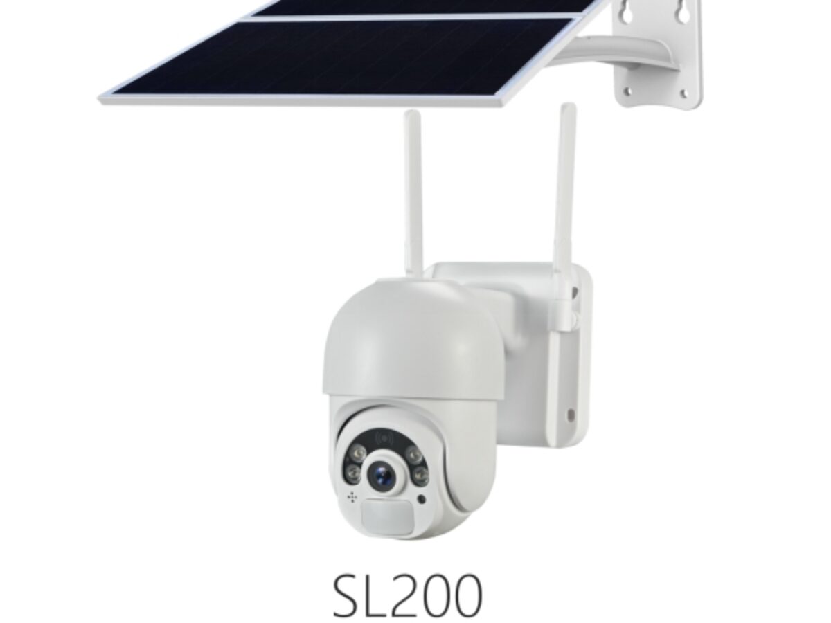 24/7 non-stop recording solar security camera customized