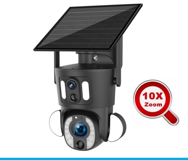 PTZ camera system solar powered 10X zoom-SD3210 WIFI 10X