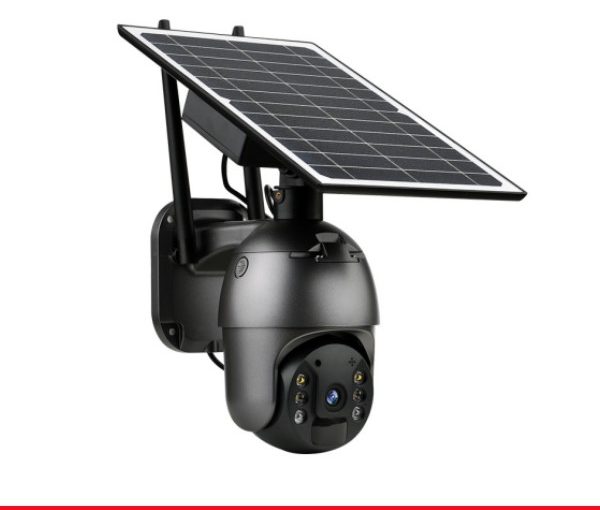 Tuya 4G solar powered PTZ dome camera HD 2K-S12T-4G