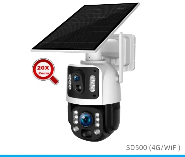 Outdoor use home outdoor solar security cameras